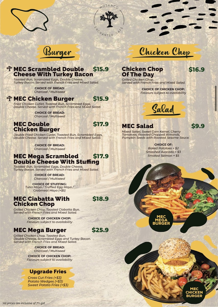 Menu Enchanted Cafe Rangoon Road-5